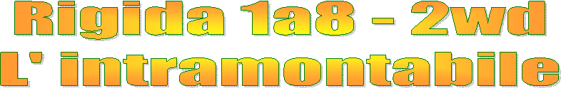 Rigida 1a8 - 2wd
L' intramontabile