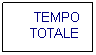 Casella di testo: TEMPO
TOTALE