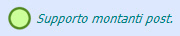 Supporto montanti post.