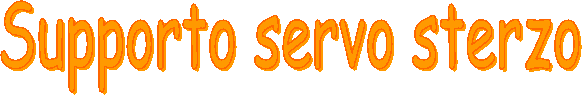 Supporto servo sterzo