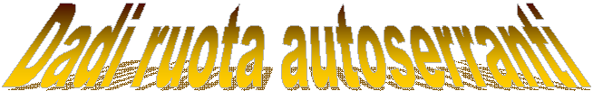 Dadi ruota autoserranti