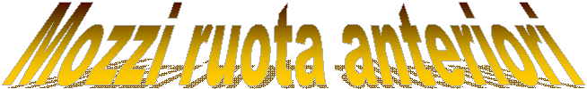 Mozzi ruota anteriori