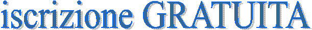 iscrizione GRATUITA