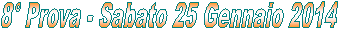 1� Prova - Sabato 7 Novembre